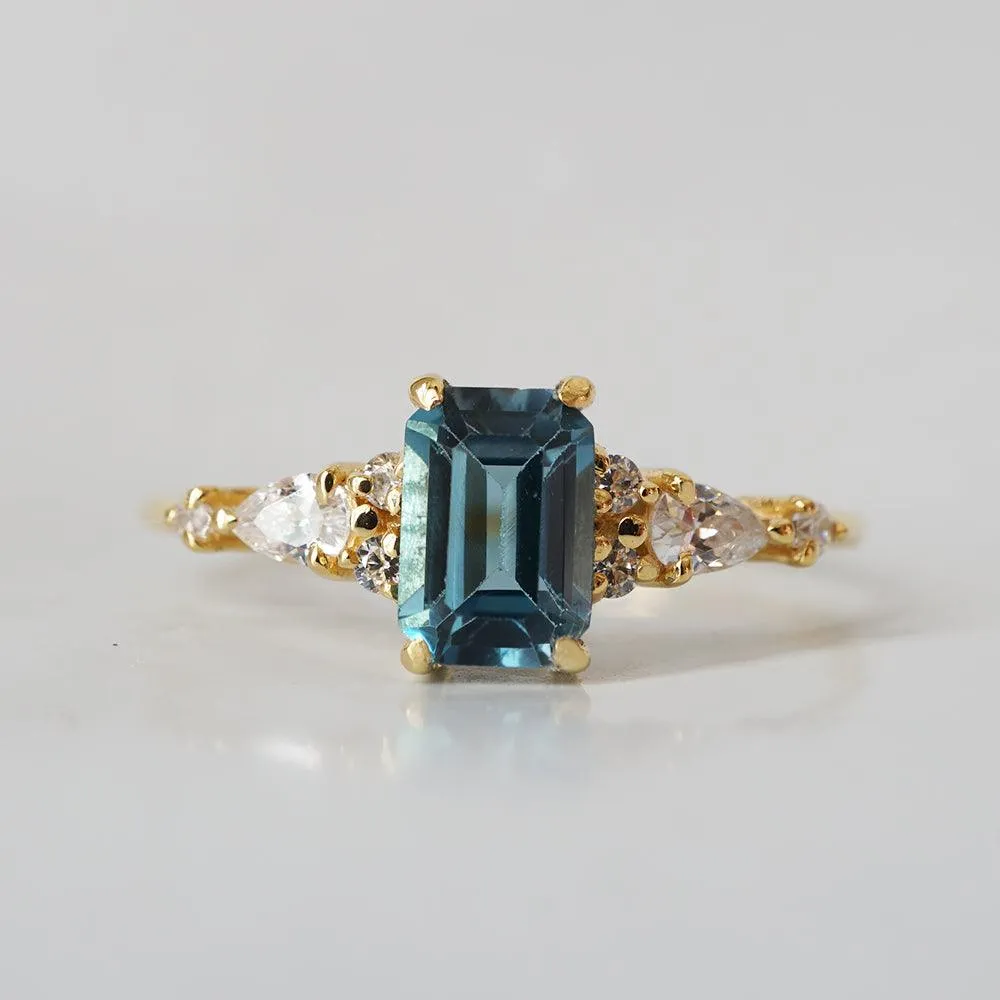 14K London Blue Topaz Ring