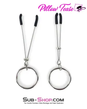 1624DL      Tweezer Nipple Clamps with Weight Hanging Rings