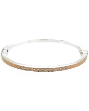 18K Rose Gold Laura Diamond Bangle