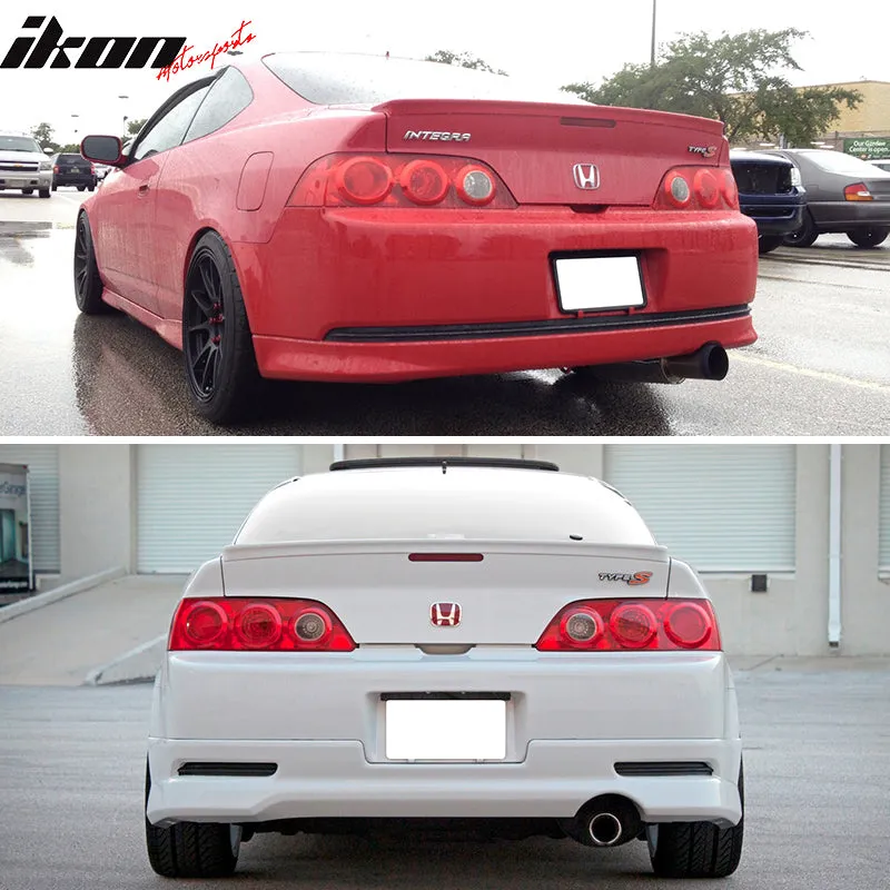 2002-2006 Acura RSX DC5 Rear Trunk Lip Spoiler Ducktail Wing ABS