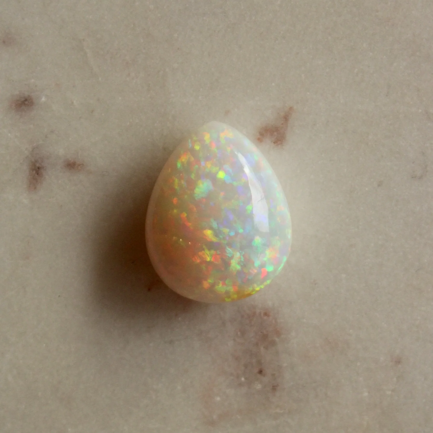 9.68 ct Pear x Ethiopian Welo Opal