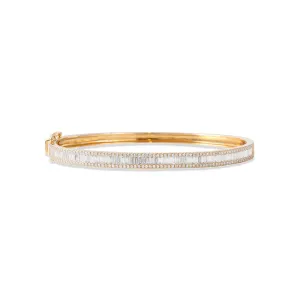 ABBY BAGUETTE DIAMOND BANGLE