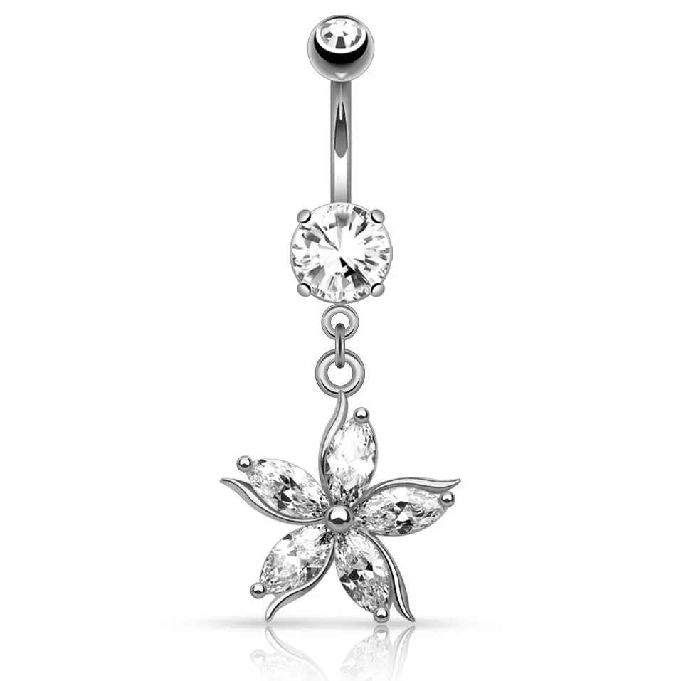 Antoinetta Daisy Petal Belly Ring