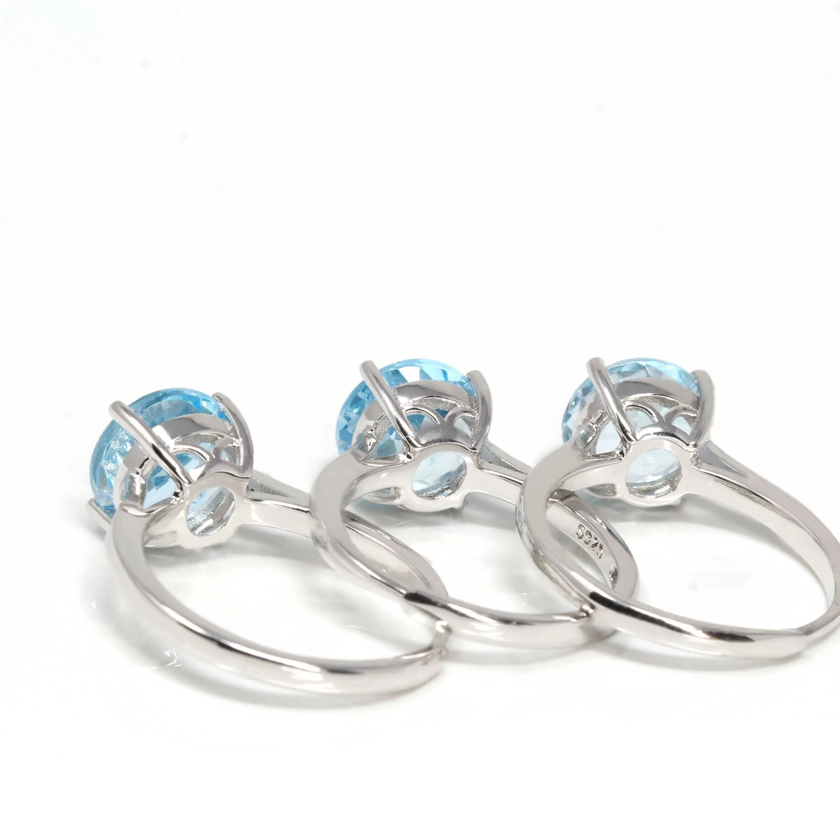 Baikalla? Sterling Silver Sky Blue Topaz Ring