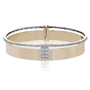 Bangle in 18K Gold with Diamonds