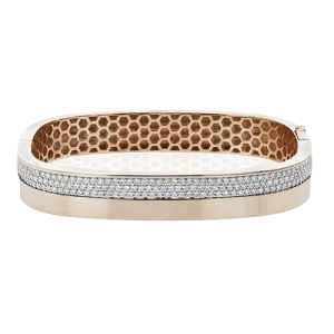 Bangle in 18k Gold with Diamonds