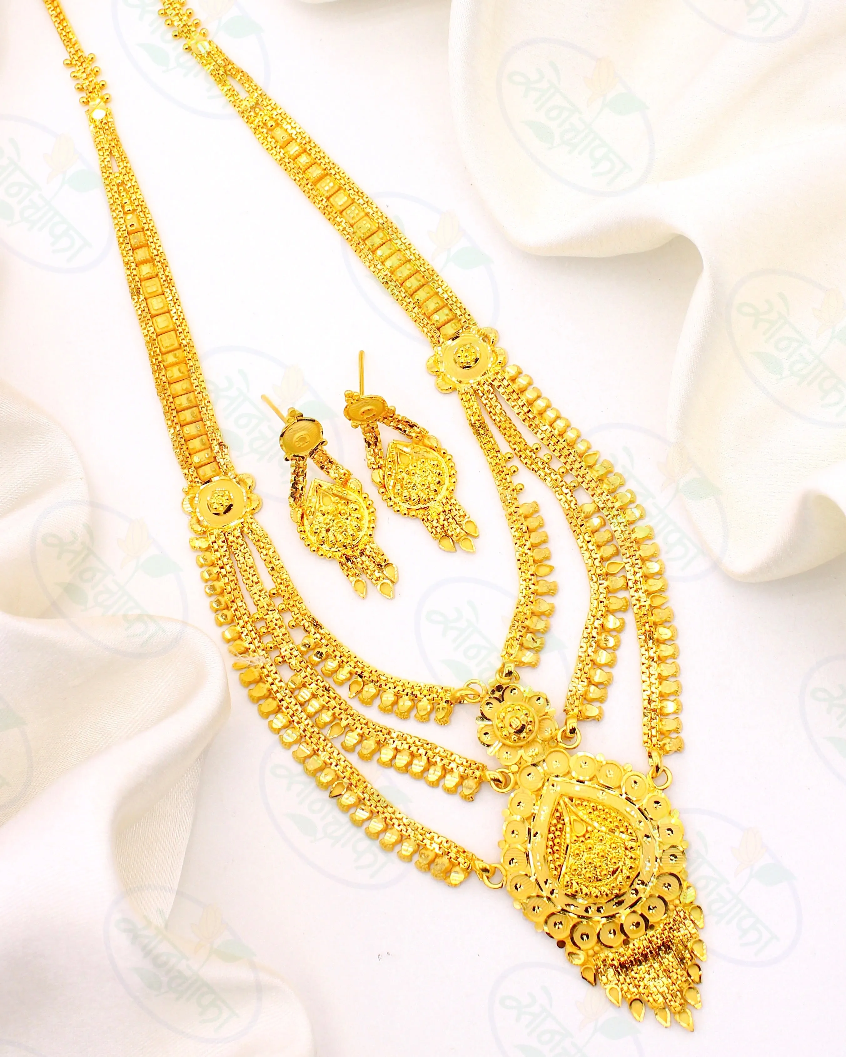 BEAUTIFUL DESIGNER GOLD PLATED NECKLACE