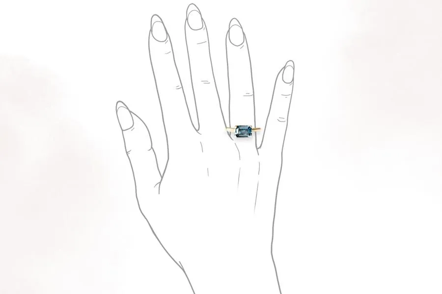 Bella London Blue Topaz Ring