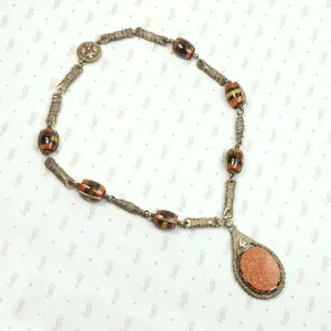 Best Beads Ever Goldstone & Silver Necklace