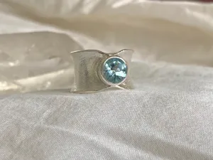 Blue Topaz Asco Ring