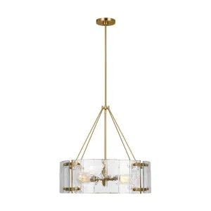 Calvert 24 in. 4 Lights Chandelier Brass Finish