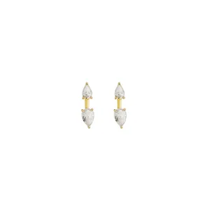 CARAT* London Gold Vermeil single Eileen Ear Jacket