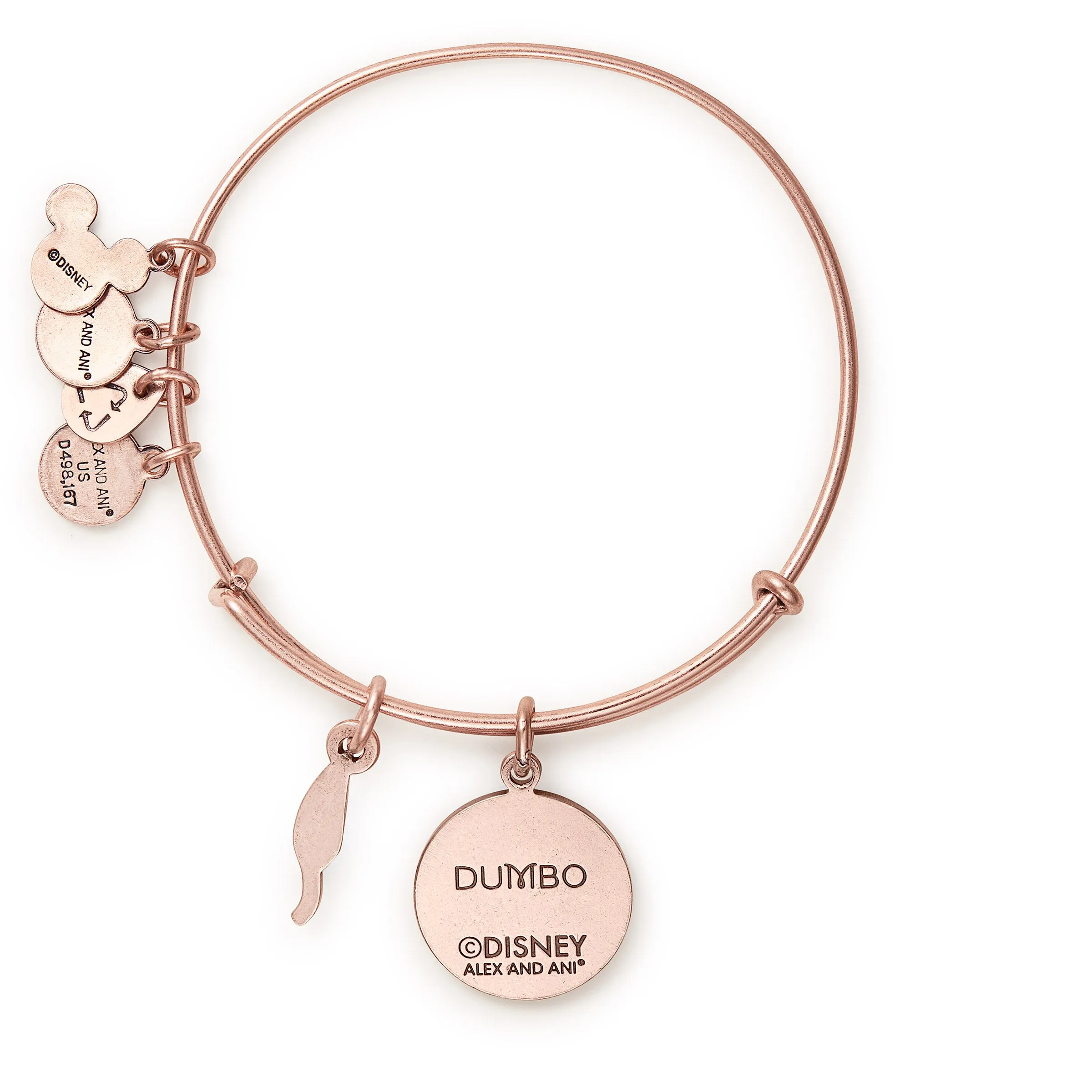 Disney® Dumbo 'Don't Just Fly, Soar' Duo Charm Bangle