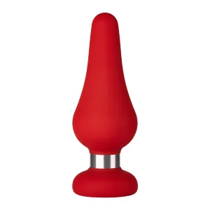 FORTO F-21 Teardrop Butt Plug Large - Red