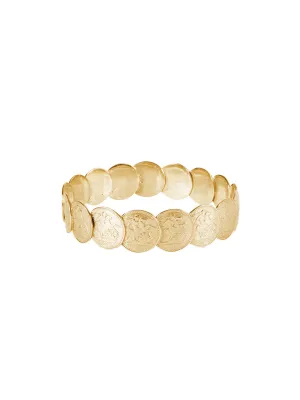 Gold Saint George Medley Bangle