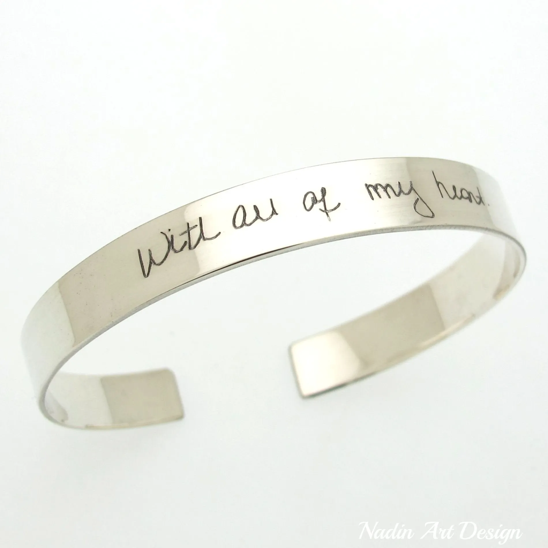 Handwriting Men's Bracelet