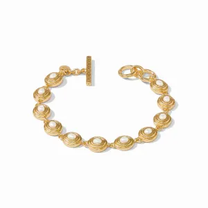 Julie Vos Tudor Tennis Bracelet, Pearl