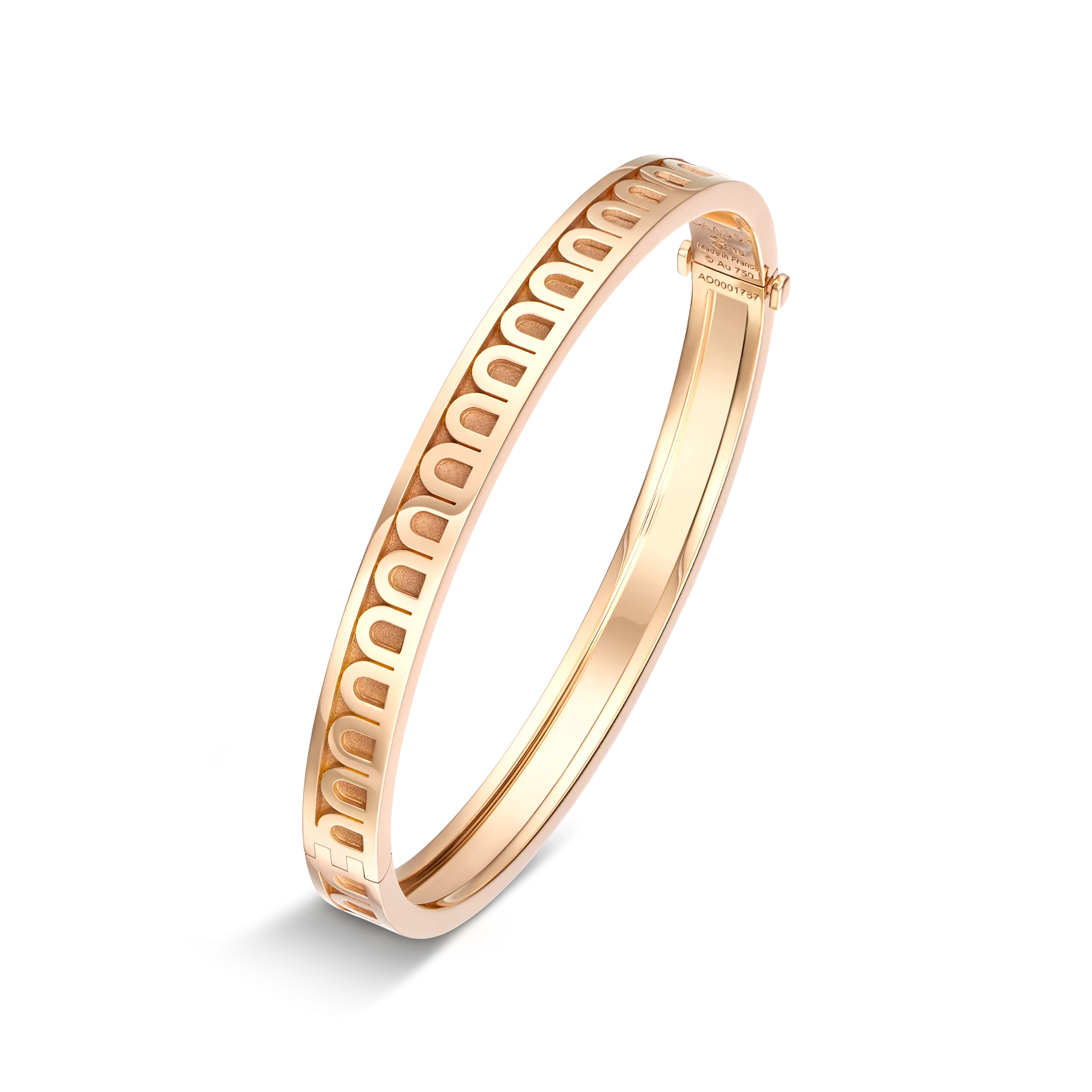 L'Arc de DAVIDOR Bangle PM, 18k Rose Gold with Satin Finish