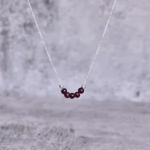 Pink Passion - Garnet Necklace