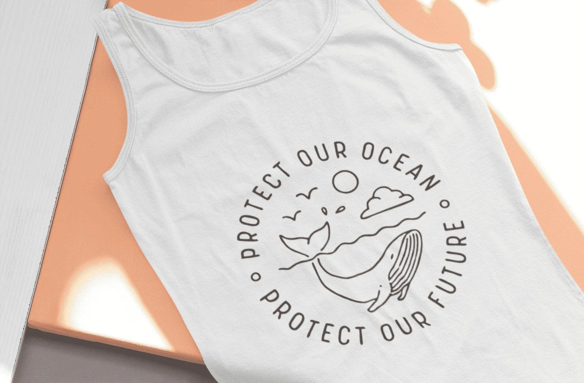 Protect our Ocean, Protect our Future | Inspire Organic Ladies Tank Top