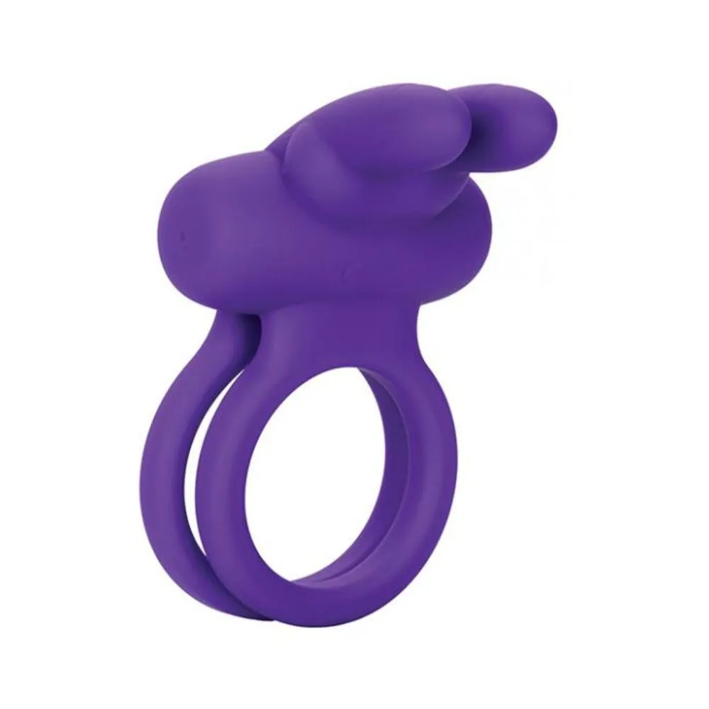 Rockin Rabbit Enhancer Vibrating Cock Ring Purple