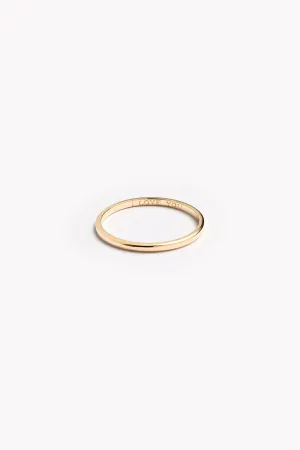 Signature Pinky Ring 1.5mm - 14ct Gold