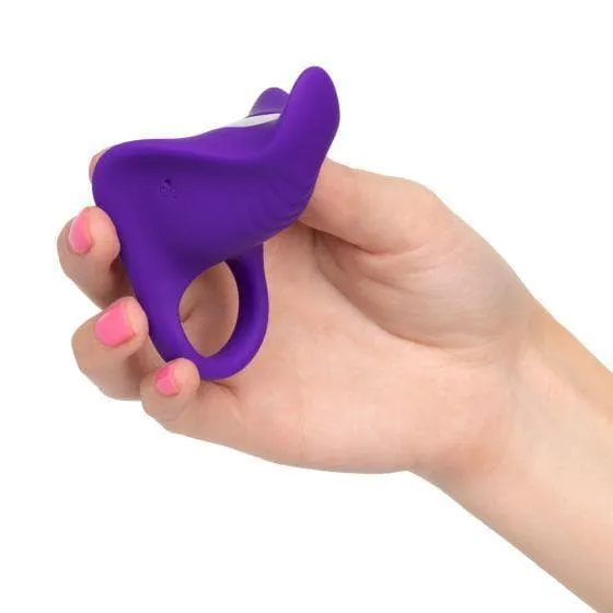 Silicone Girth Enhancer Remote Control 12 Function Vibrating Couples Orgasm Ring