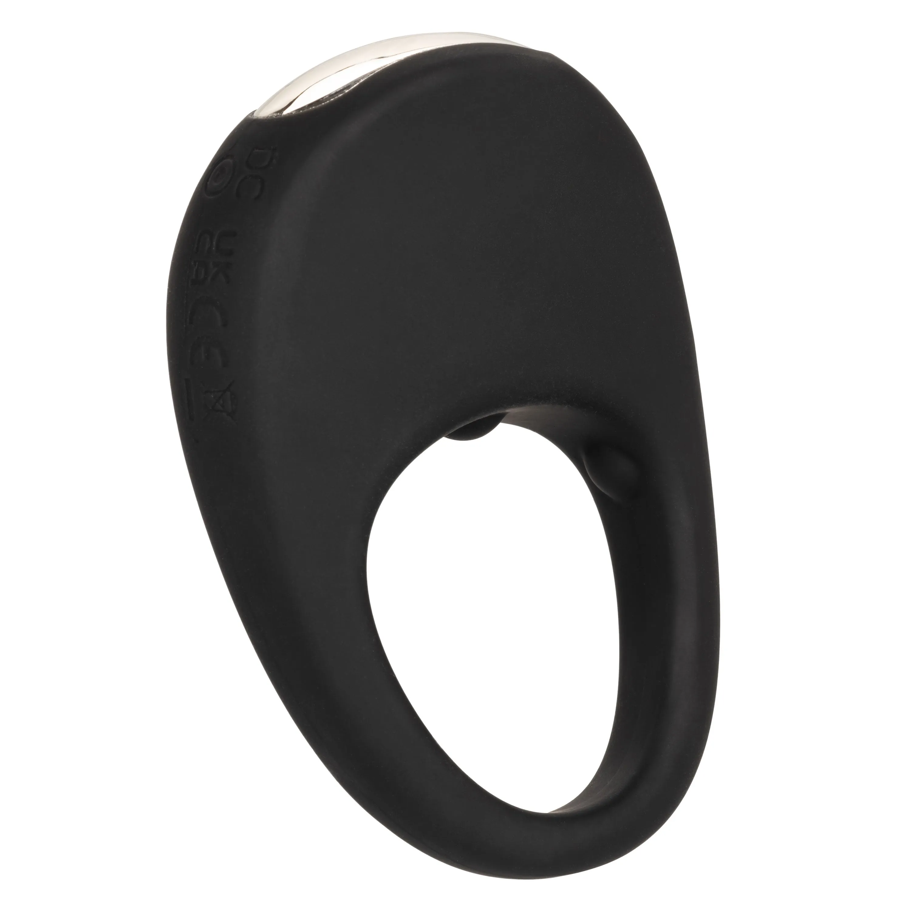 Silicone Rechargeable Pleasure Ring - Black