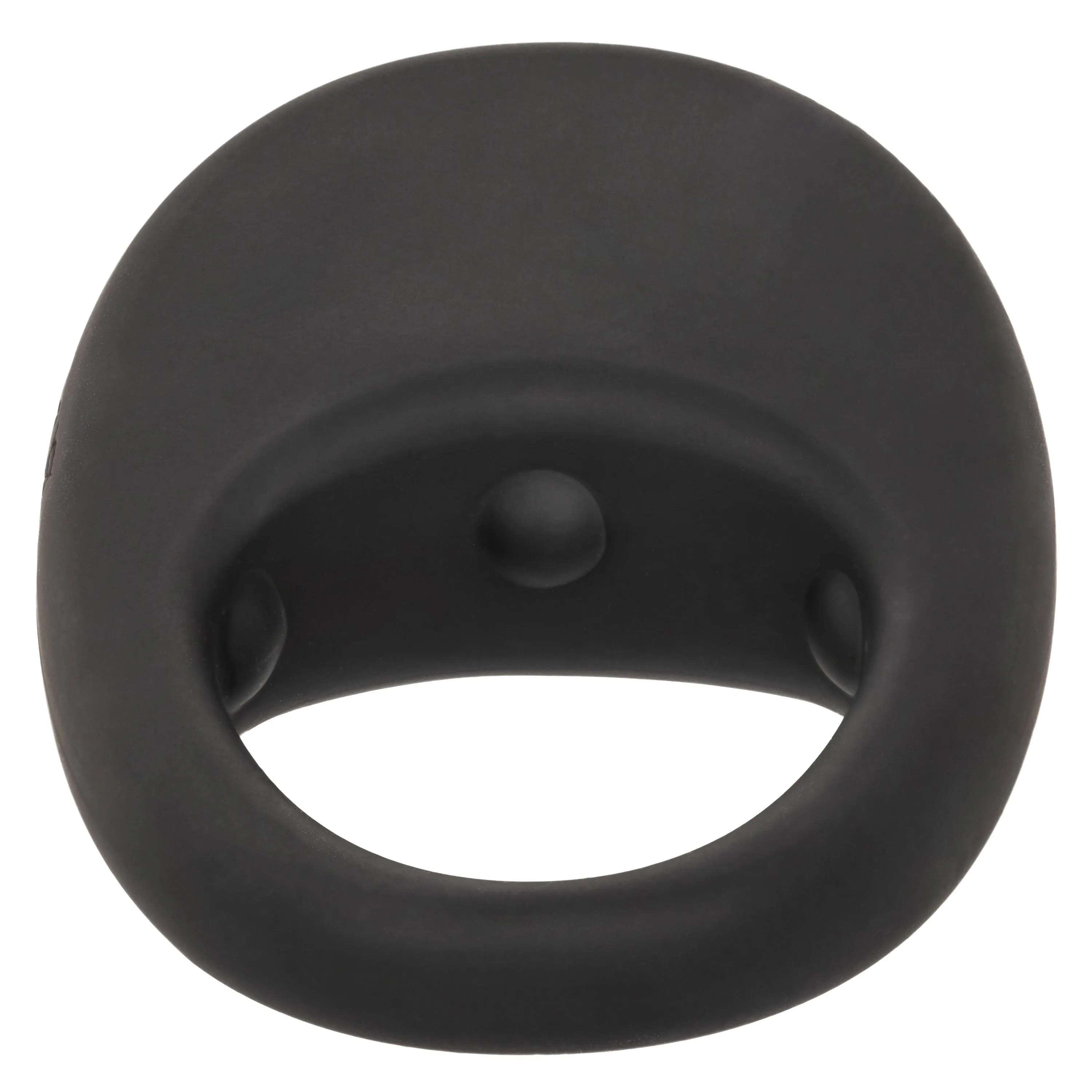 Silicone Rechargeable Pleasure Ring - Black