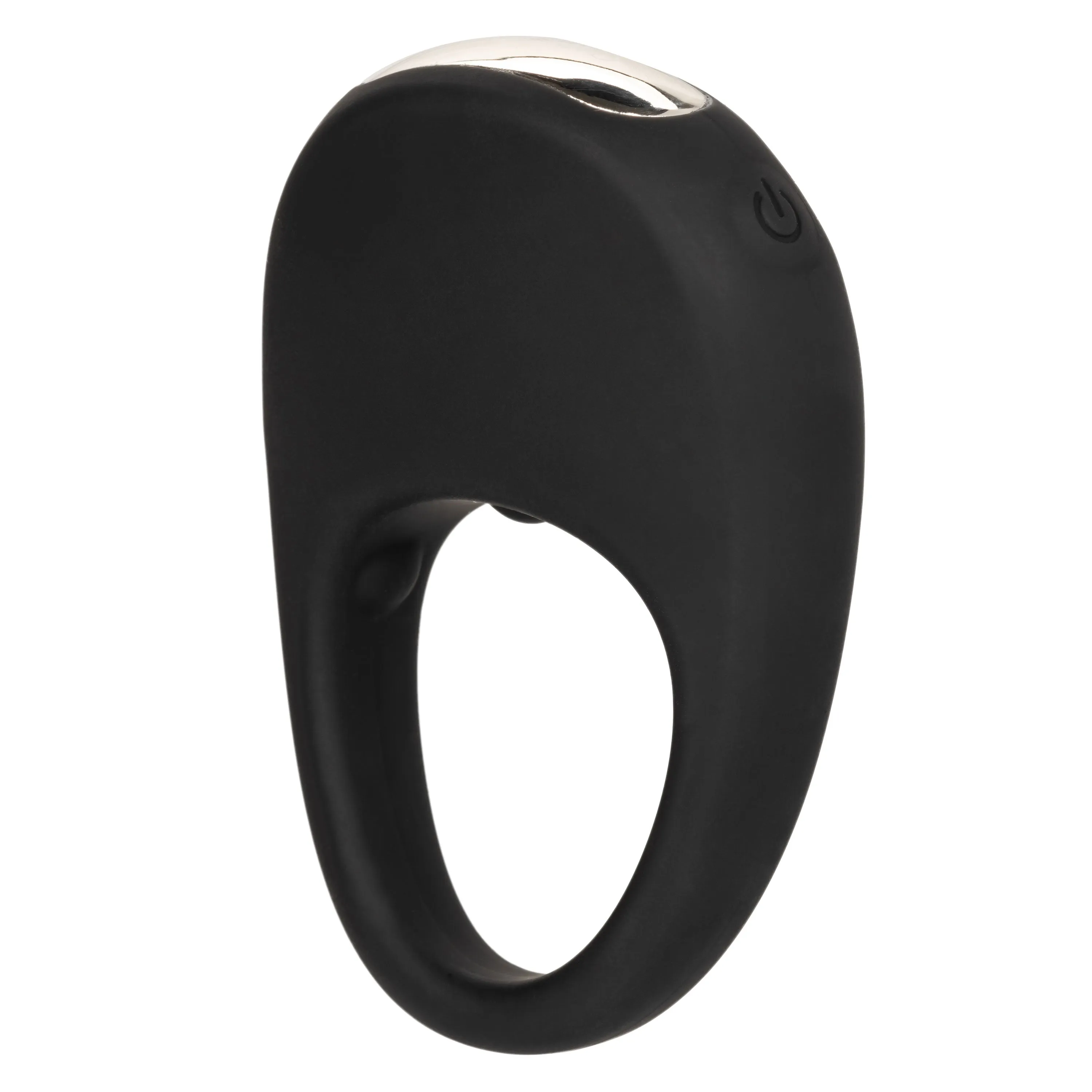 Silicone Rechargeable Pleasure Ring - Black