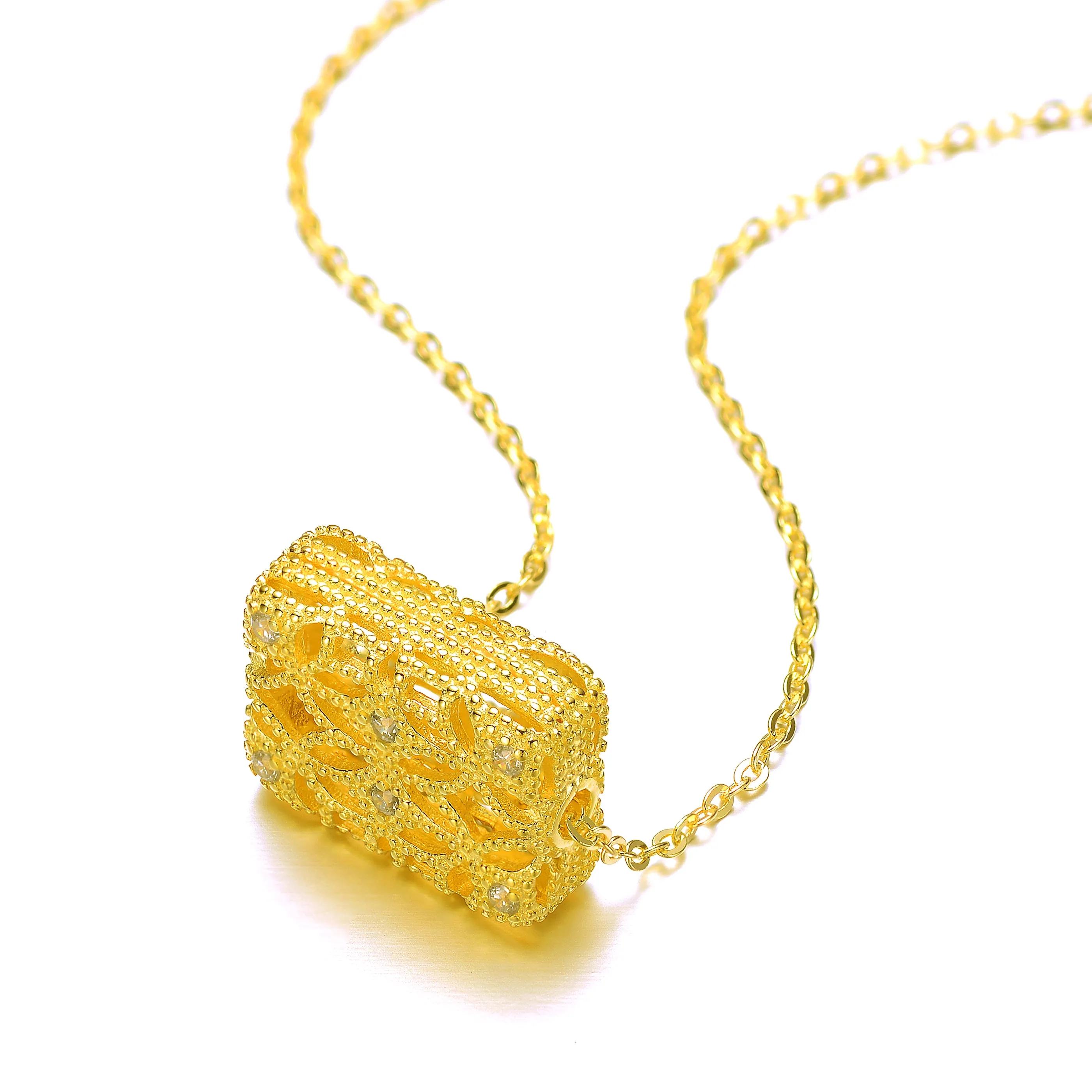 Sophie Intricate Rectangle Necklace