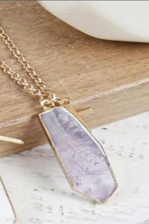 Stone Pendant Necklace