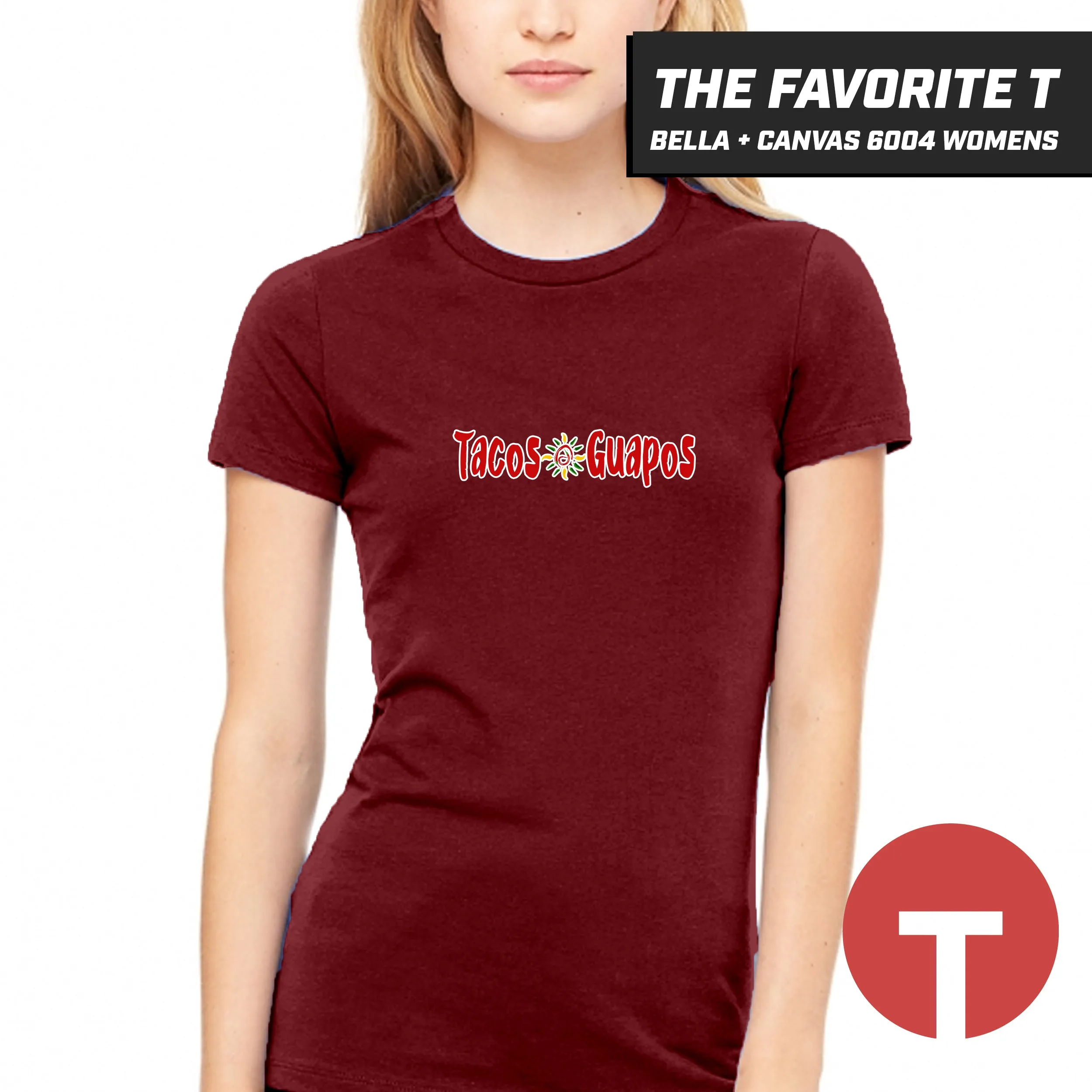 Tacos Guapos - Bella Canvas 6004 Womens "Favorite T"