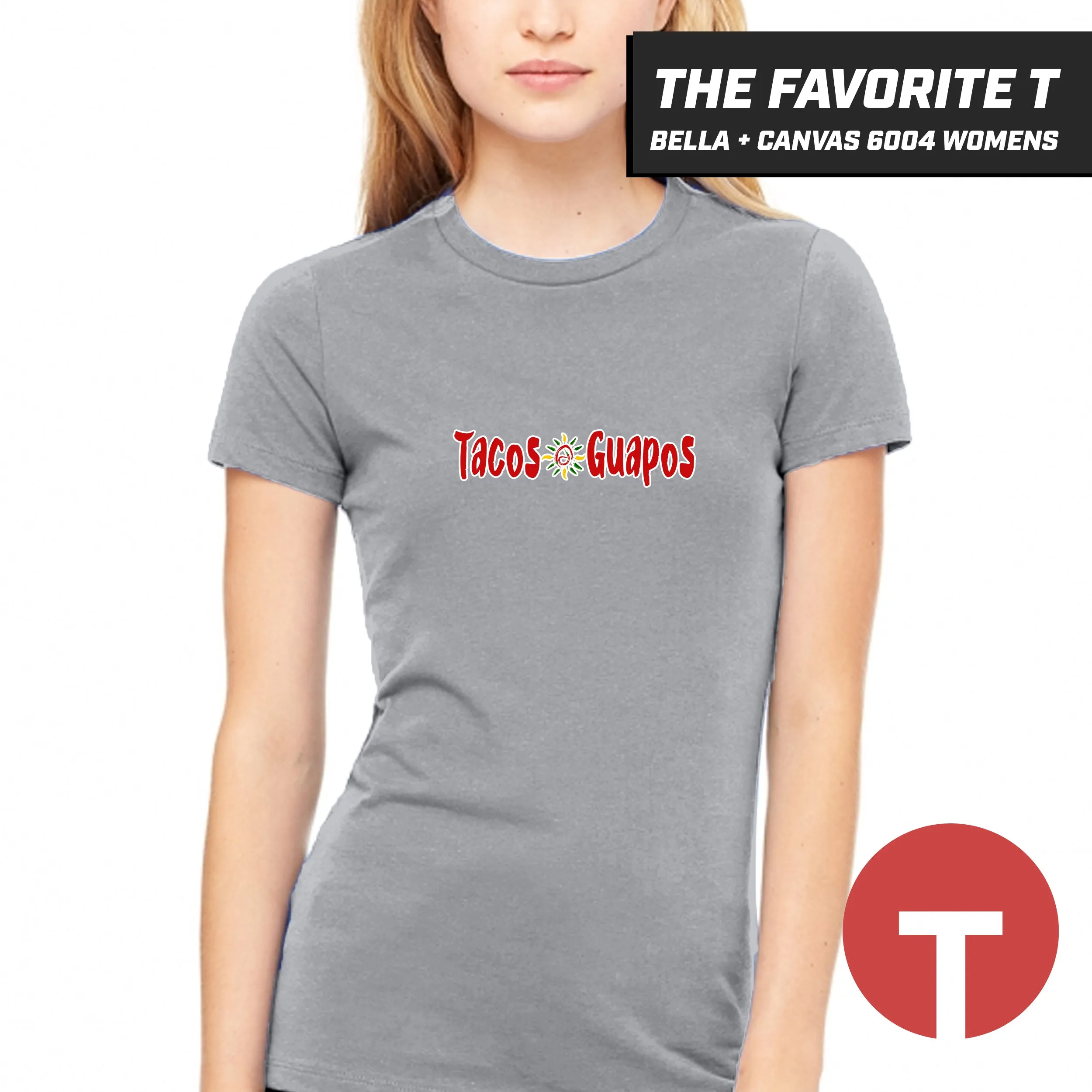 Tacos Guapos - Bella Canvas 6004 Womens "Favorite T"