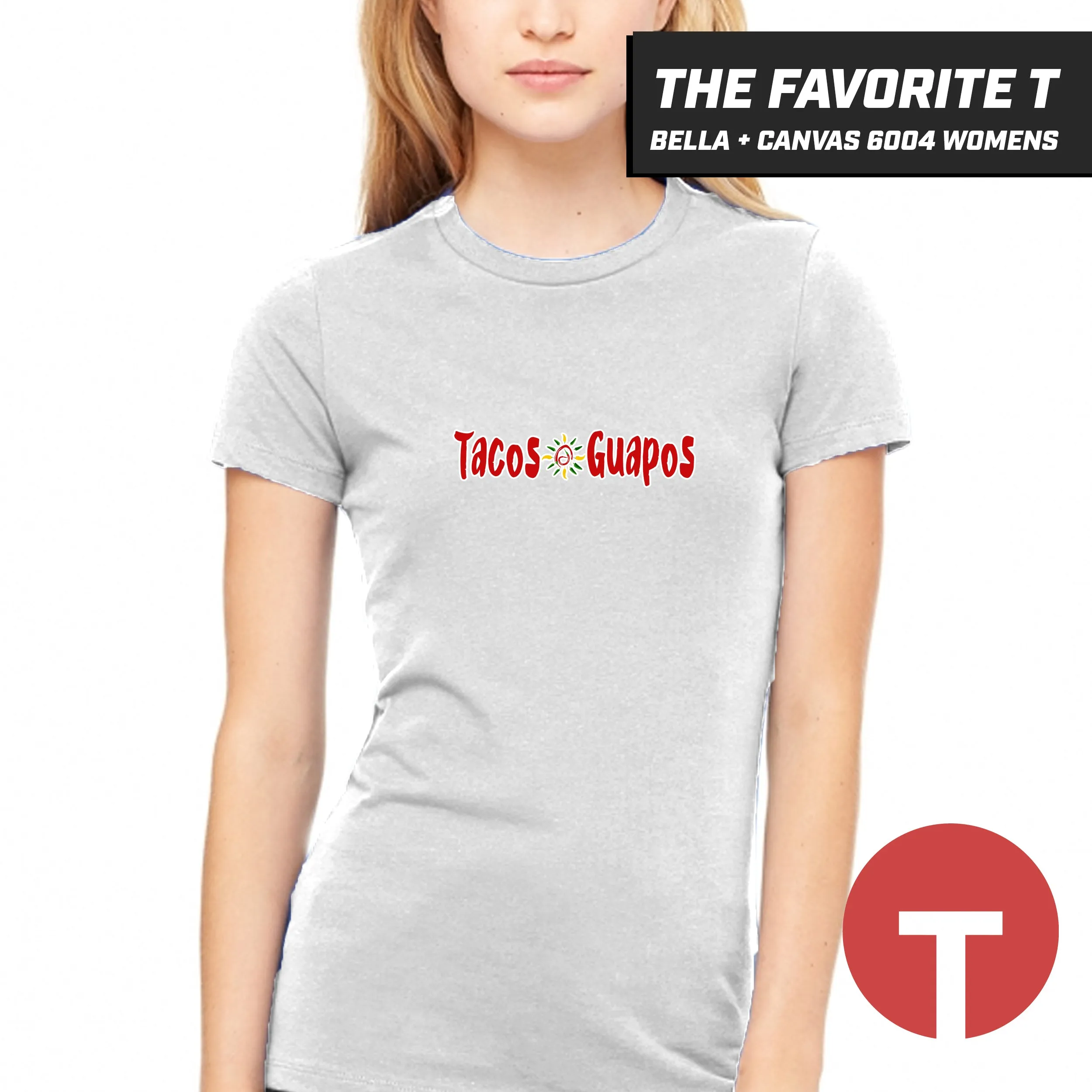 Tacos Guapos - Bella Canvas 6004 Womens "Favorite T"