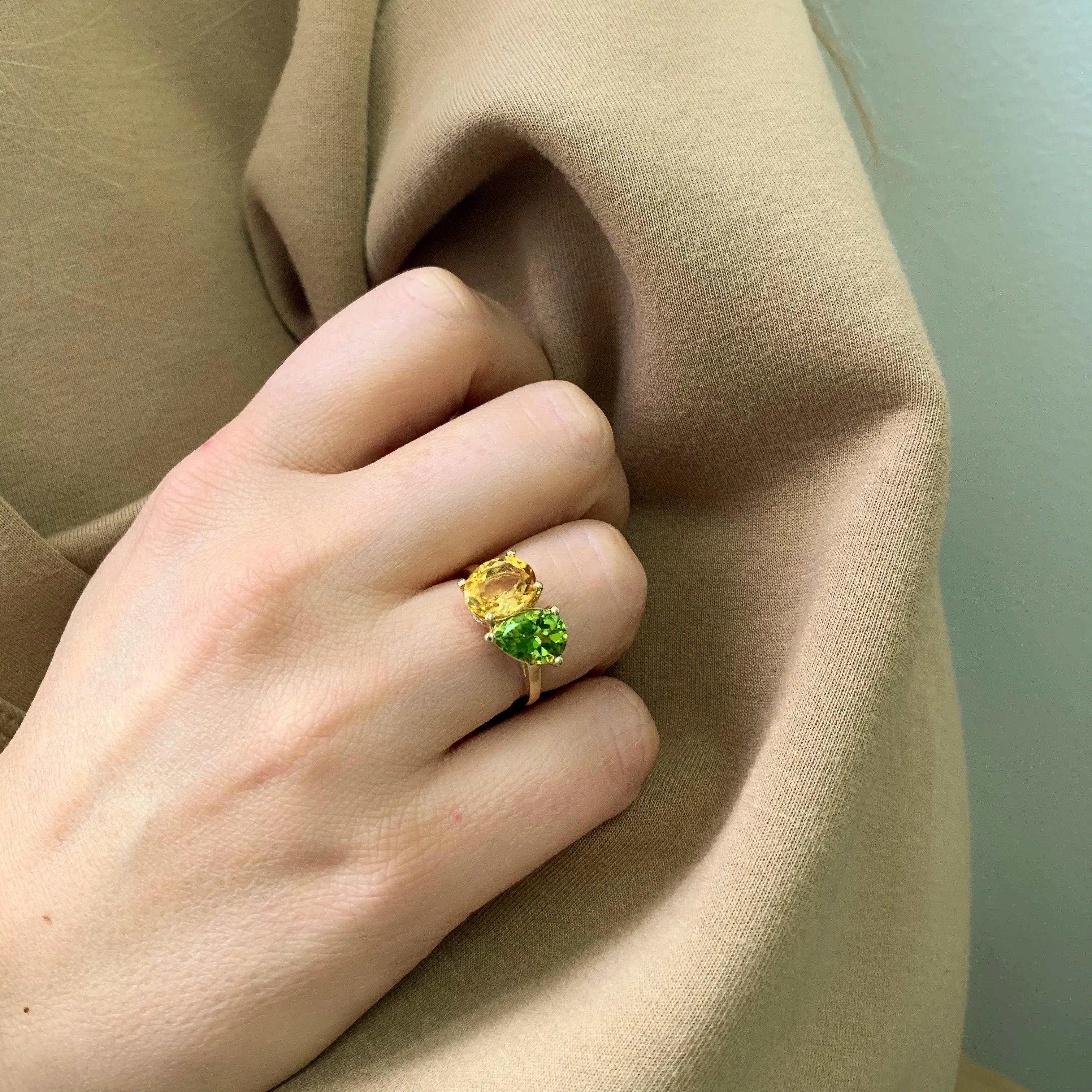 Toi Et Moi Customizable Gemstone Ring