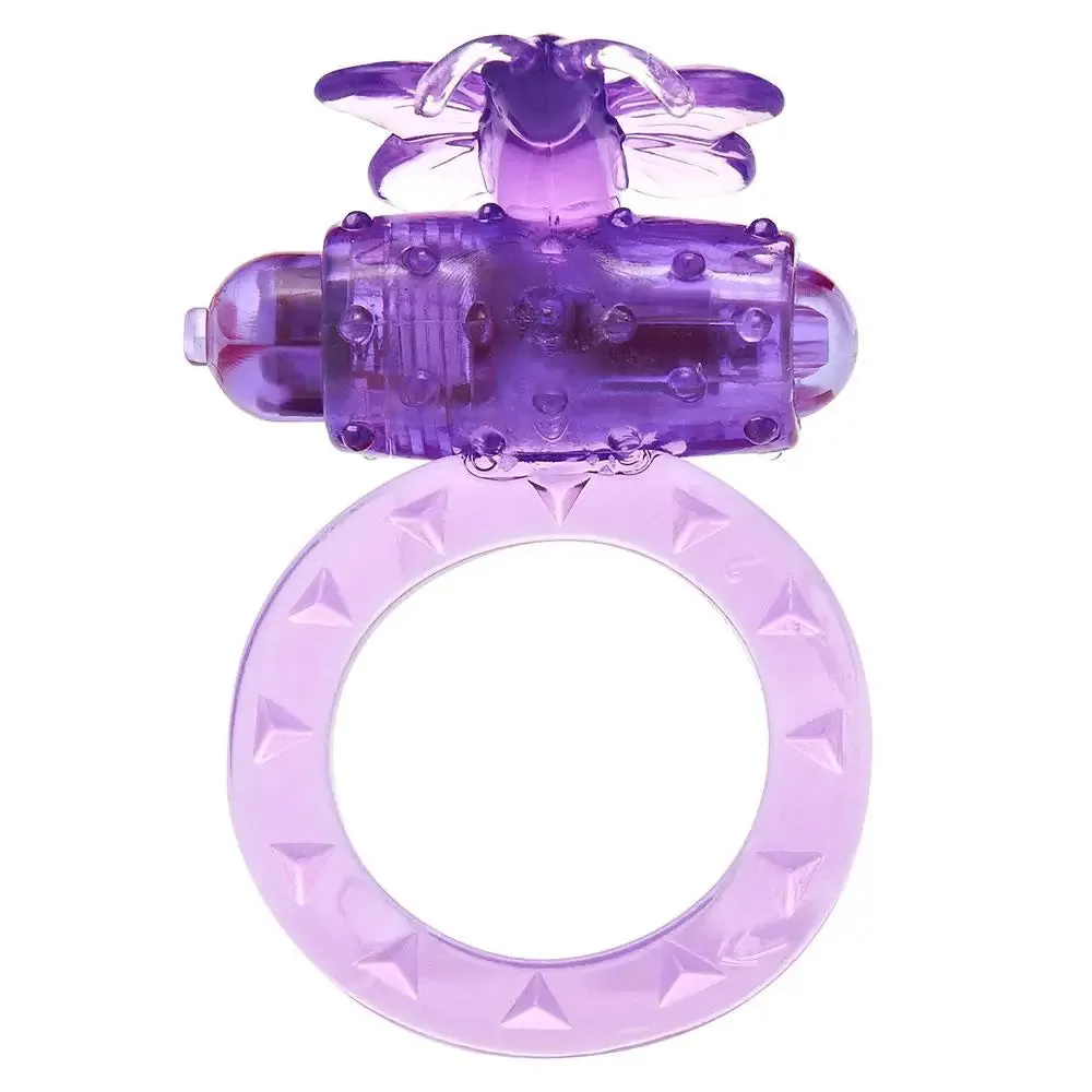 Toy Joy Flutter Clit Waterproof Stretchy Vibrating Cock Ring