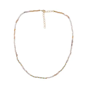 Vama | Karpathos Necklace | Stone-Multi CZ | Finish: Shiny