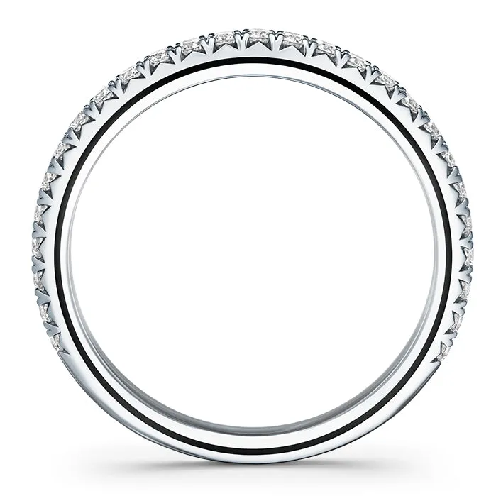 Vela French Cut Pavé Band