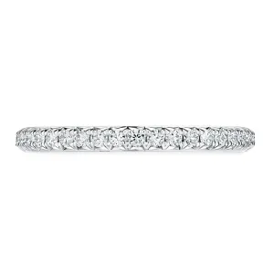 Vela French Cut Pavé Band